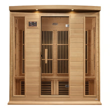 Load image into Gallery viewer, Maxxus 4 Person Near Zero EMF FAR Infrared Carbon Canadian Hemlock Sauna MX-K406-01-ZF