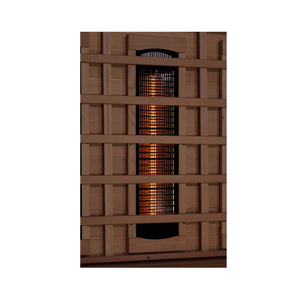 Golden Designs Reserve Edition GDI-8020-02 Full Spectrum Infrared Sauna with Himalayan Salt Bar