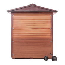 Load image into Gallery viewer, Enlighten Diamond 4 Person Infrared/Traditional Hybrid Sauna HI-17378