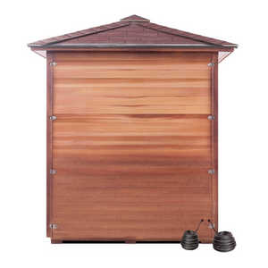 Enlighten Diamond 4 Person Infrared/Traditional Hybrid Sauna HI-17378