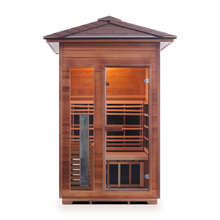 Load image into Gallery viewer, Enlighten Diamond 2 Person Infrared/Traditional Hybrid Sauna HI-17376