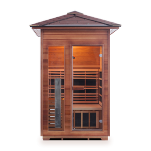 Enlighten Diamond 2 Person Infrared/Traditional Hybrid Sauna HI-17376