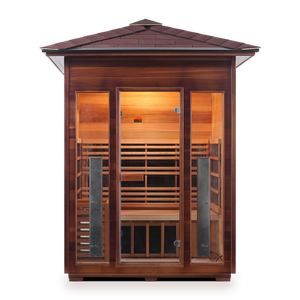 Enlighten Diamond 3 Person Infrared/Traditional Hybrid Sauna HI-17377