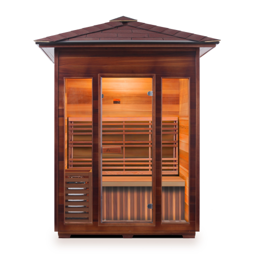 Enlighten SunRise 3 Person Dry Traditional Sauna TI-17377