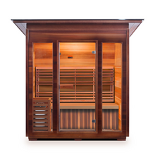 Load image into Gallery viewer, Enlighten SunRise 4 Person Dry Traditional Sauna TI-17378