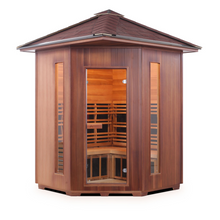 Load image into Gallery viewer, Enlighten Diamond 4C 4 Person Infrared/Traditional Hybrid Sauna HI-17379