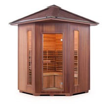 Load image into Gallery viewer, Enlighten SunRise 4C 4 Person Dry Traditional Sauna T-17379