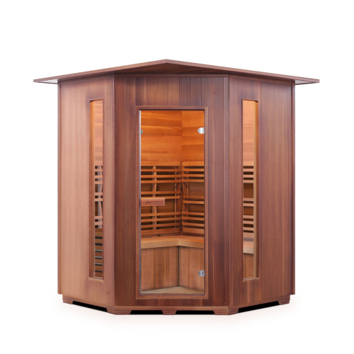 Enlighten SunRise 4C 4 Person Dry Traditional Sauna T-17379