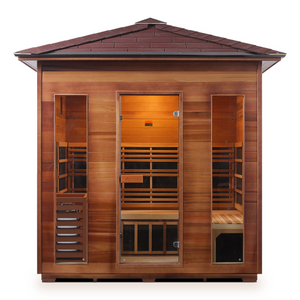 Enlighten Diamond 5 Person Infrared/Traditional Hybrid Sauna HI-19378