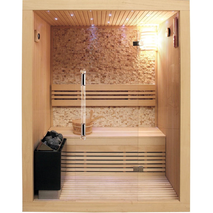 SunRay 200LX Rockledge 2-Person Indoor Traditional Sauna
