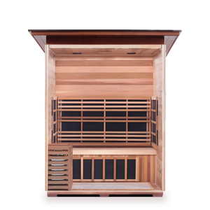 Enlighten Sapphire 3 Person Infrared/Traditional Hybrid Sauna HI-16377