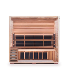 Load image into Gallery viewer, Enlighten Sapphire 4 Person Infrared/Traditional Hybrid Sauna HI-16378