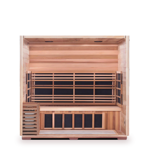 Enlighten Sapphire 4 Person Infrared/Traditional Hybrid Sauna HI-16378