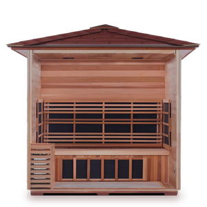 Enlighten Sapphire 4 Person Infrared/Traditional Hybrid Sauna HI-16378