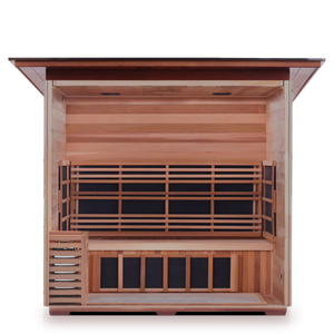 Enlighten Sapphire 4 Person Infrared/Traditional Hybrid Sauna HI-16378