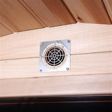 Load image into Gallery viewer, Outdoor and Indoor Rustic Western Red Cedar Barrel Sauna - 4.5 kW Harvia KIP Heater - 4 Person