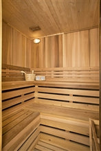 Load image into Gallery viewer, Canadian Cedar Indoor Wet Dry Steam Room Sauna - 6 kW Harvia KIP Heater - 6 Person