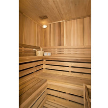 Load image into Gallery viewer, Hemlock Indoor Wet Dry Steam Room Sauna - 6 kW Harvia KIP Heater - 6 Person