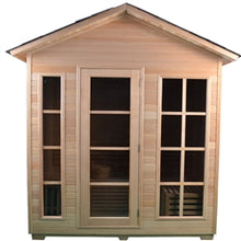 Load image into Gallery viewer, Canadian Hemlock Outdoor and Indoor Wet Dry Sauna - 4.5 kW Harvia KIP Heater - 4 Person