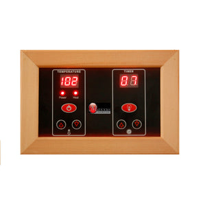 Maxxus 3 Person Low EMF FAR Infrared Carbon Canadian Red Cedar  Sauna MX-K306-01 CED