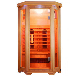 SunRay HL200W Heathrow 2-Person Indoor Infrared Sauna