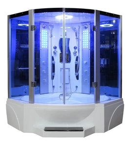 Mesa WS-608A/WS-608P Combo Tub & Steam Shower