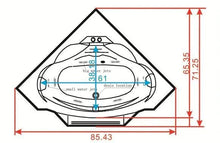 Load image into Gallery viewer, Mesa WS-608A/WS-608P Combo Tub &amp; Steam Shower